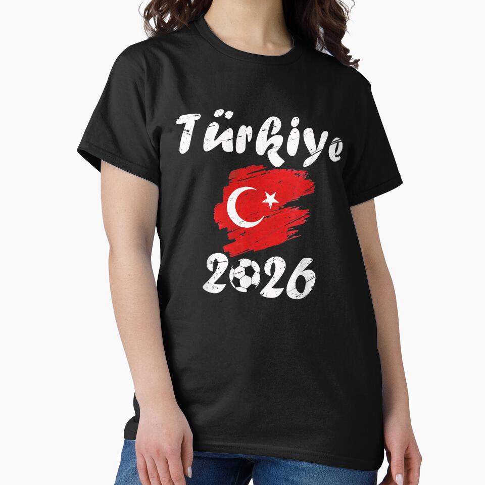Turkiye 2026 Soccer Football Championship Turkish Flag Distressed Fan Design by LanoraDamie