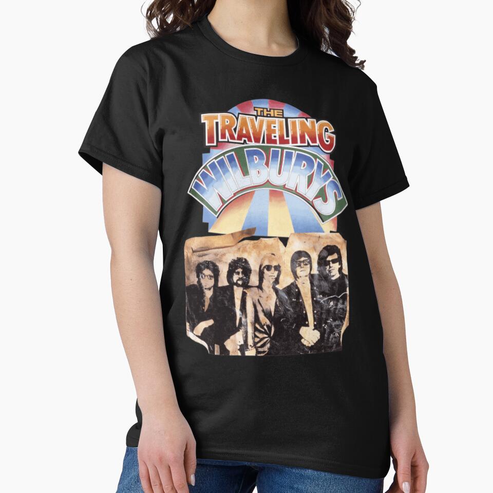 The Traveling Wilburys Full Members Vintage Poster For Rock Fans by Masonmarybell