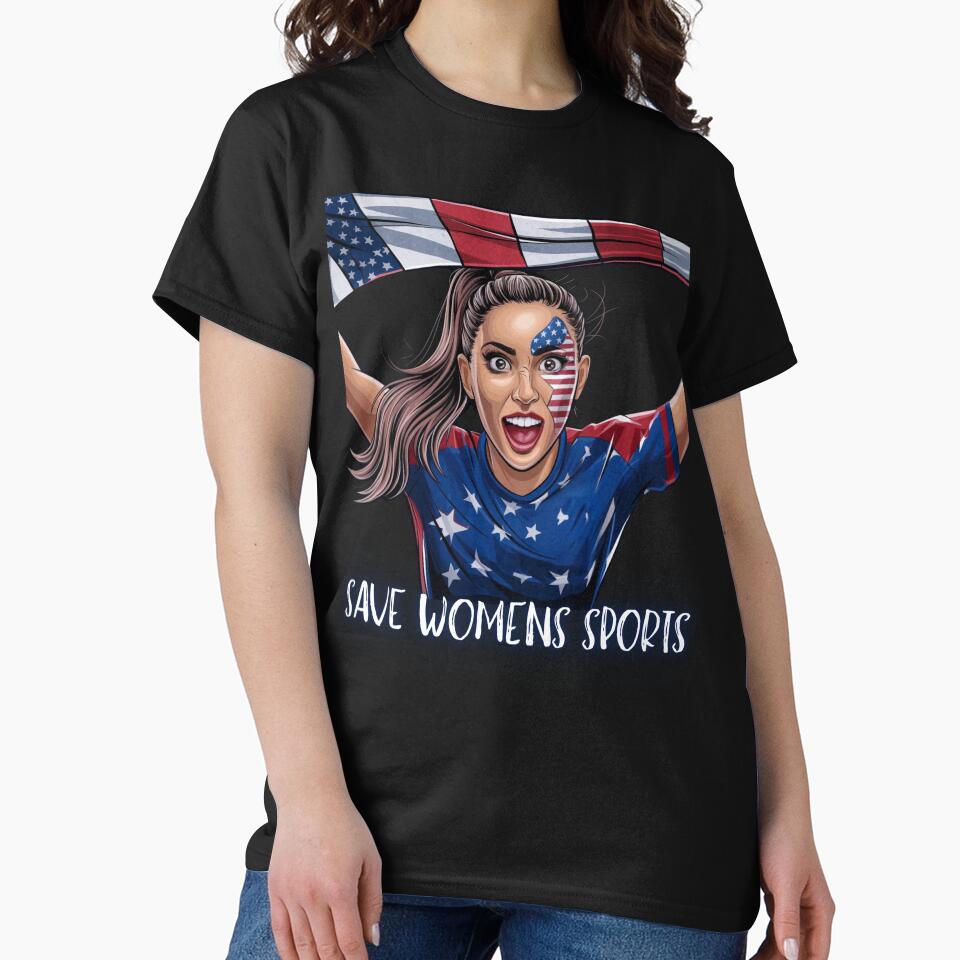 Save Womens Sports - USA Pride Illustration by HeroSports