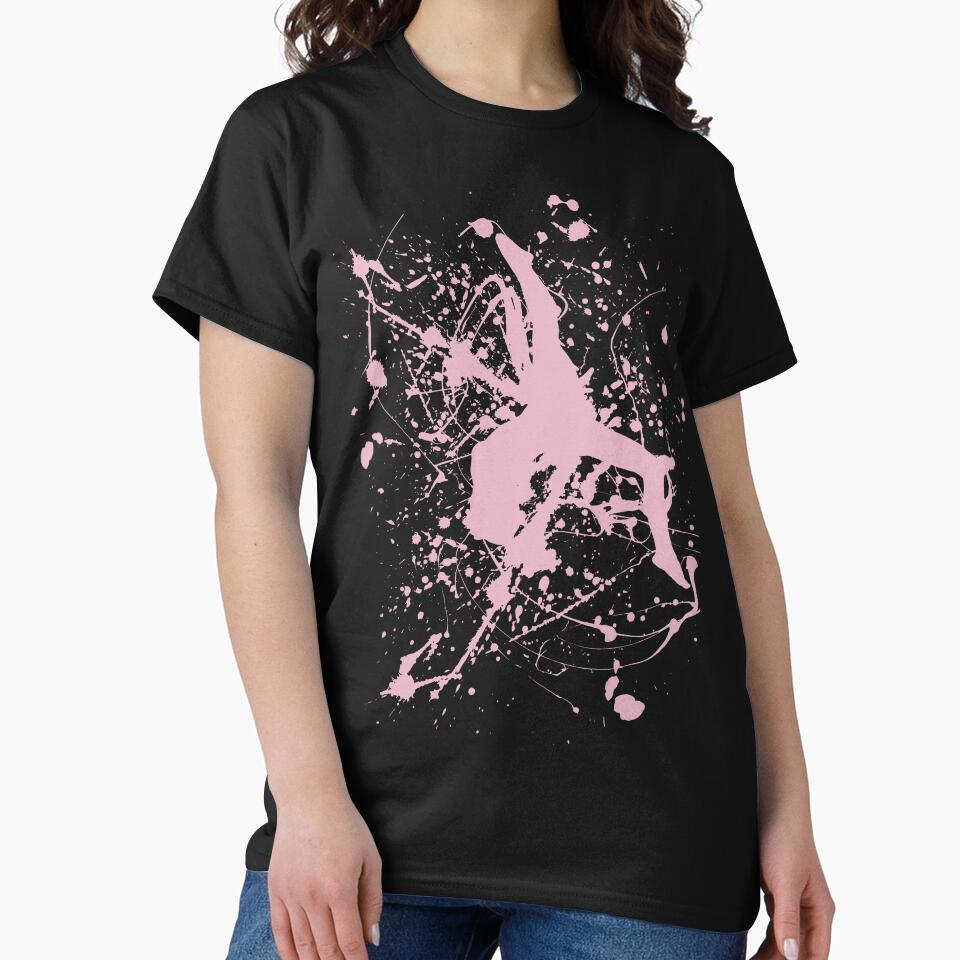 Pink Paint Splatter Gymnastics by ChiweenieHobbit