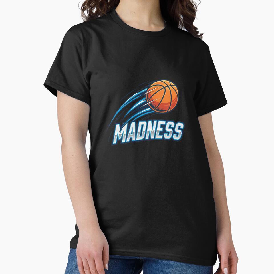 Retro Chrome March Madness Basketball Tournament Graphic by InkWeaveShop