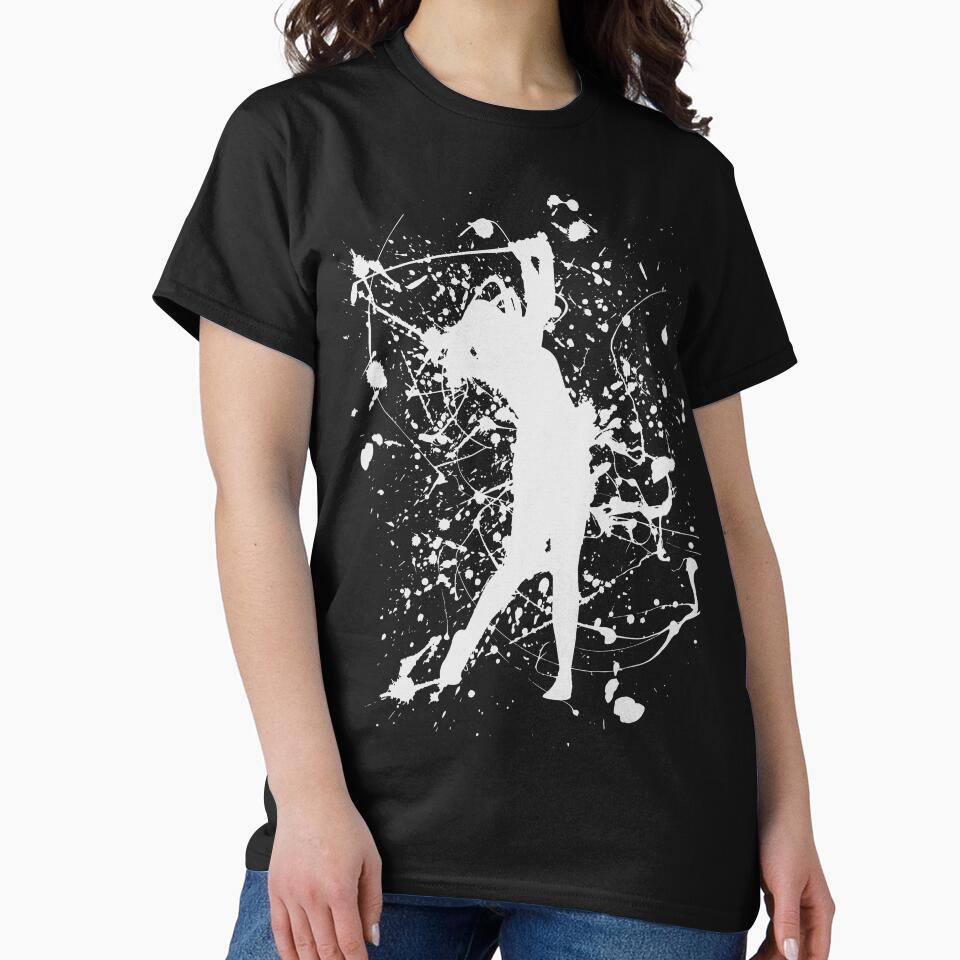 Paint Splatter Golfer by ChiweenieHobbit