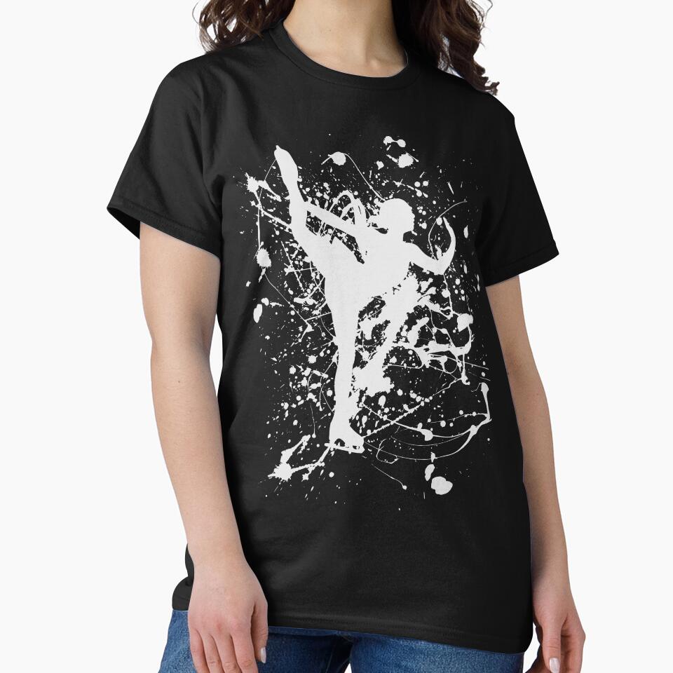 Paint Splatter Ice Skater by ChiweenieHobbit