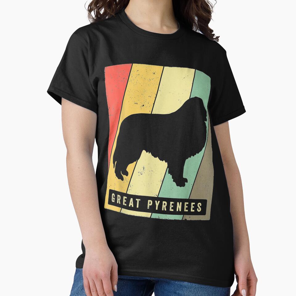 Great Pyrenees Dog Retro Vintage Gift by lolahomya