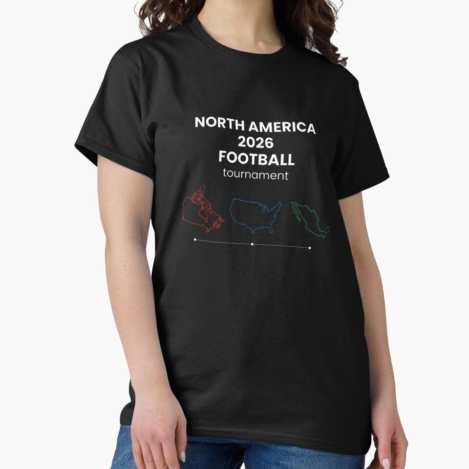 North America 2026 Soccer Championship Classic T-Shirt by SavsMerch