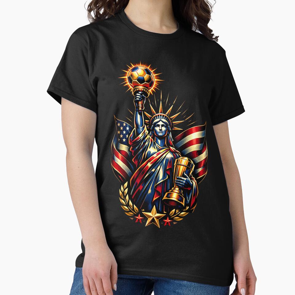 American Liberty Soccer 2026 Glory Retro Emblem by Majnon8bp
