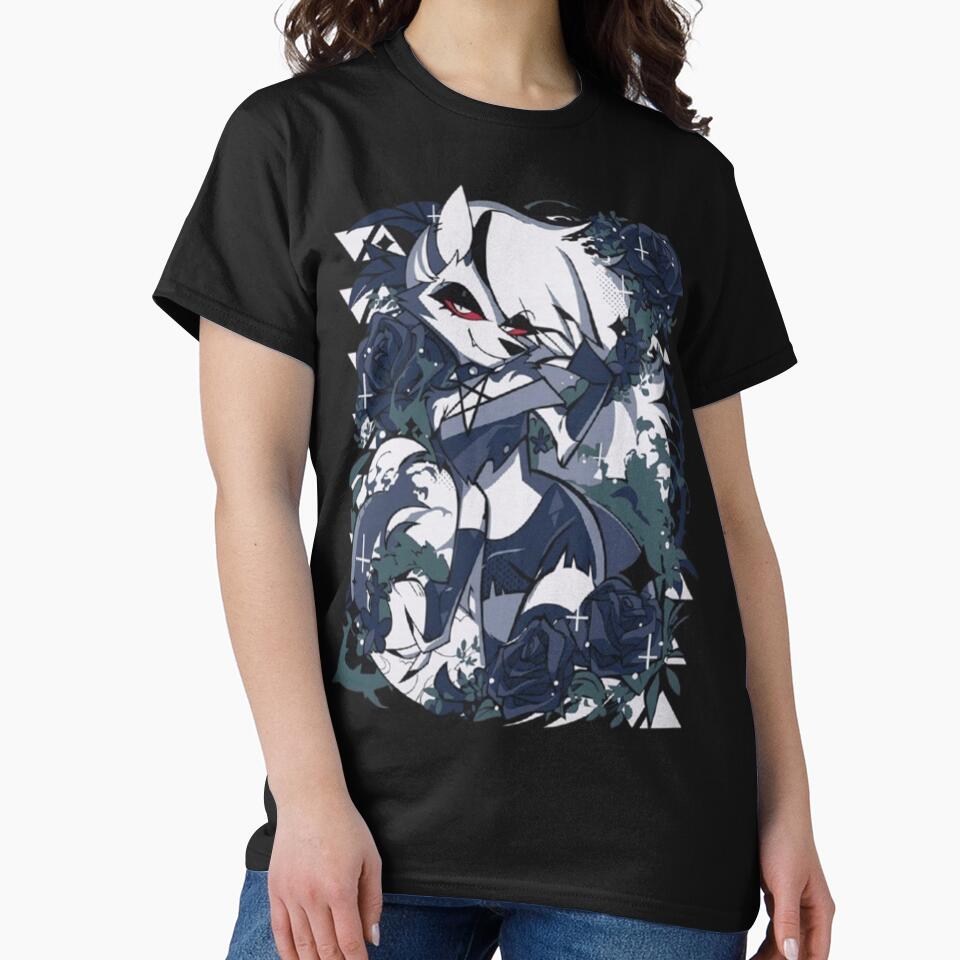 Helluva Boss Loona Floral Print by HellaverseArt