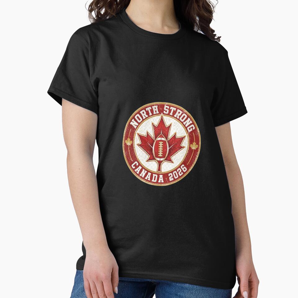 North Strong — Canada Football Pride World Cup 2026 T-Shirt by The96Minutes