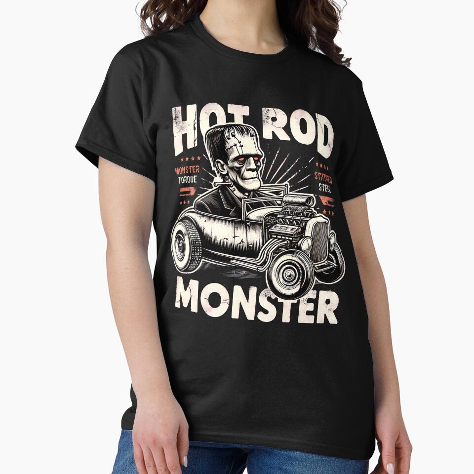 Frankenstein Hot Rod Monster Race Car by SpookshowDesign