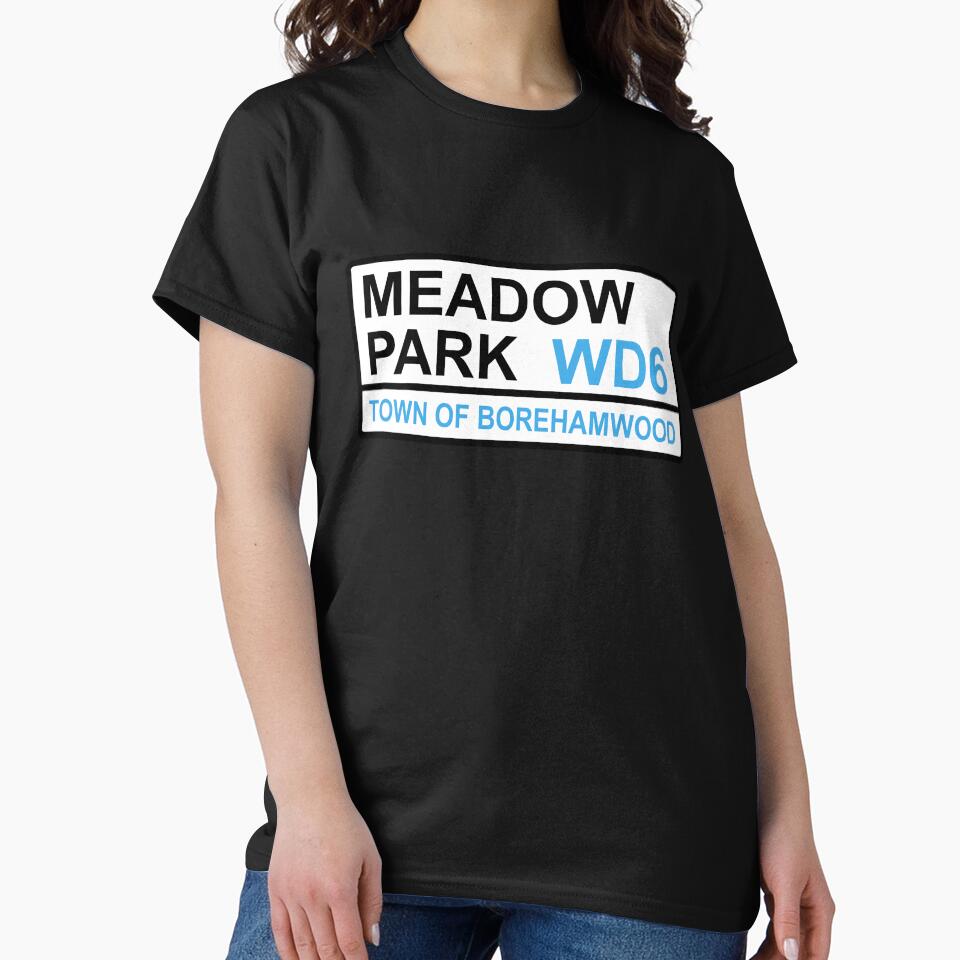 Boreham Wood Meadow Park Iconic Street Sign by DelfDesign