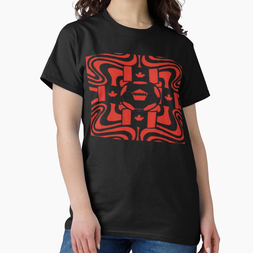 Canada - International Football Classic T-Shirt by kevincuellar