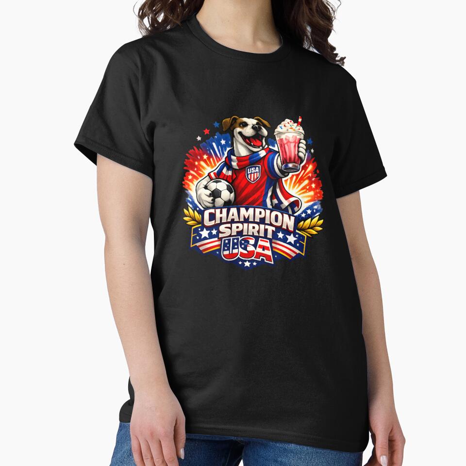 Bulldog Soccer Fan – USA Pride by Fumo-Dolce