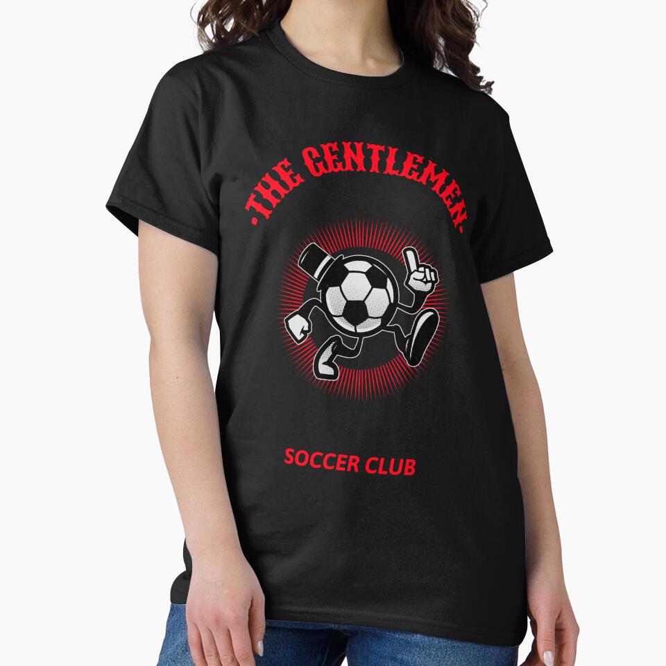The Gentlemen Soccer Club Vintage Football Fan Typography by DesignbyAACreations