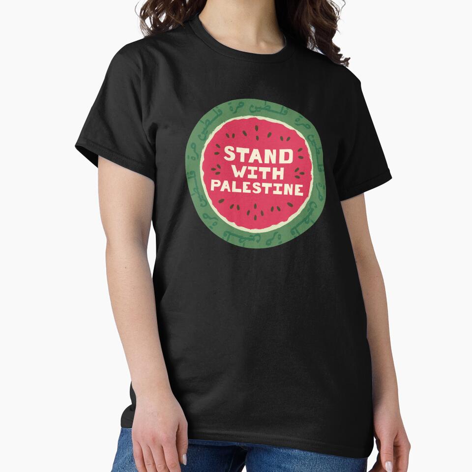 Free Palestine Watermelon Arabic by Rubyfruit Press
