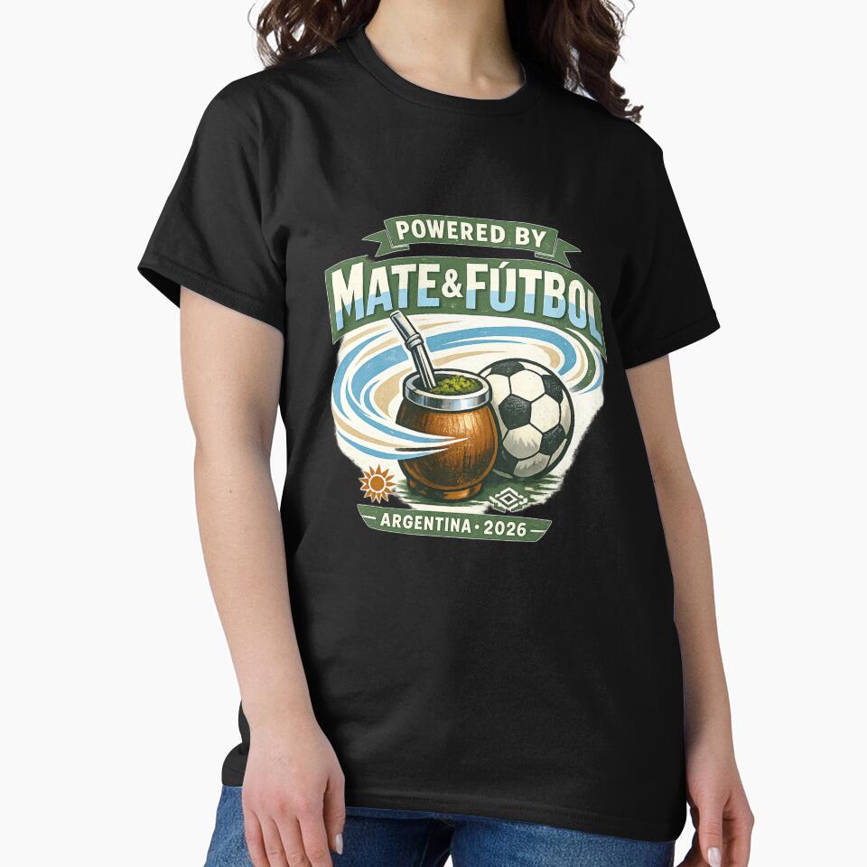 Argentina Football 2026 Powered By Mate & Fútbol by rebuZZ-Apparels-The Minimalistic Buzz