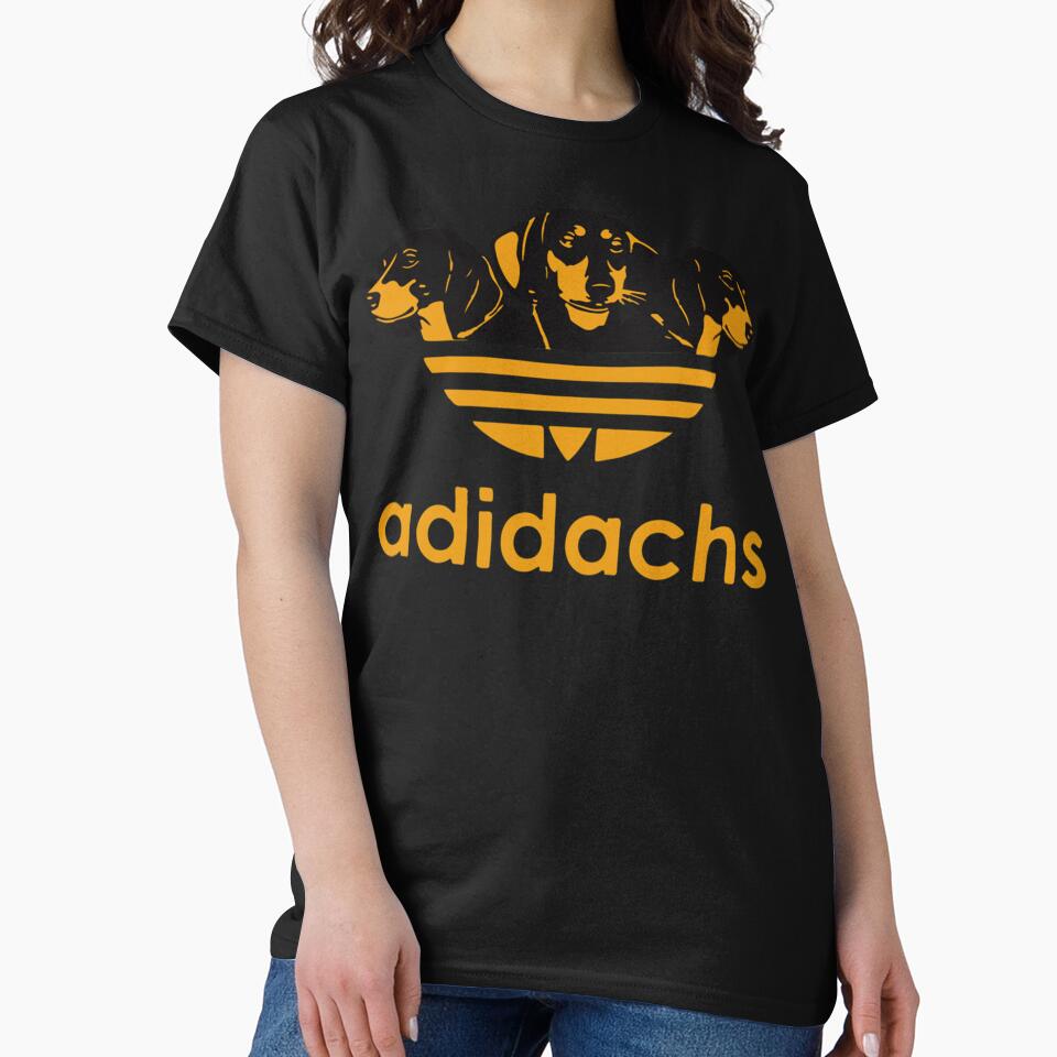 adidachs funny daschund Essential T-Shirt by JudithAlber
