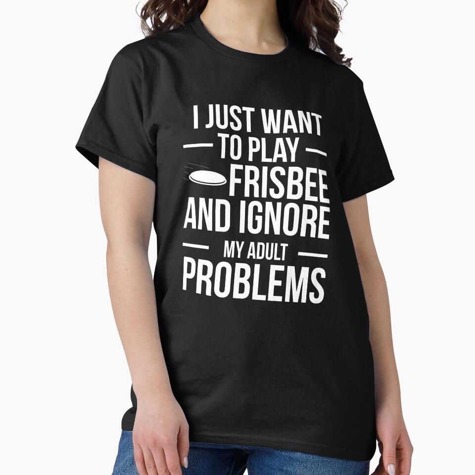 I want to ignore adult problems and play frisbee ultimate frisbee player by losttribe