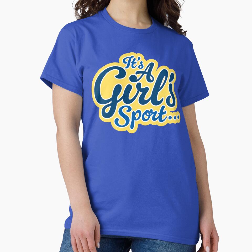 It's A Girl's Sport - Navy And Yellow by Cocktails4Mums