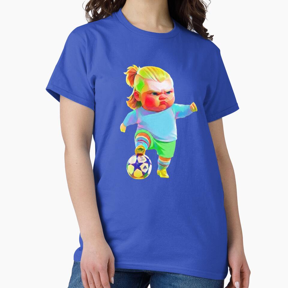 Cute Baby Football Striker World Cup Tournament Fan Art by Dream Weave Studio