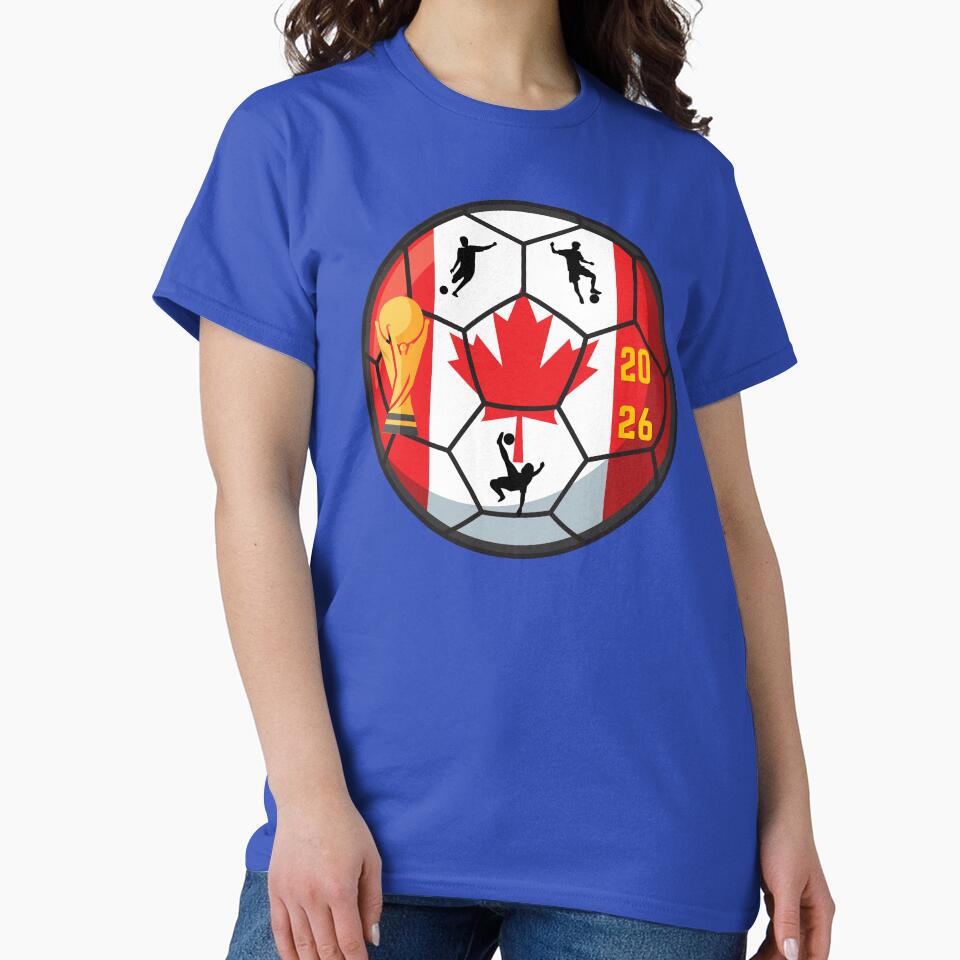 Canada Soccer 2026: World Cup Host Maple Leaf Ball Art by Mandarynkashop