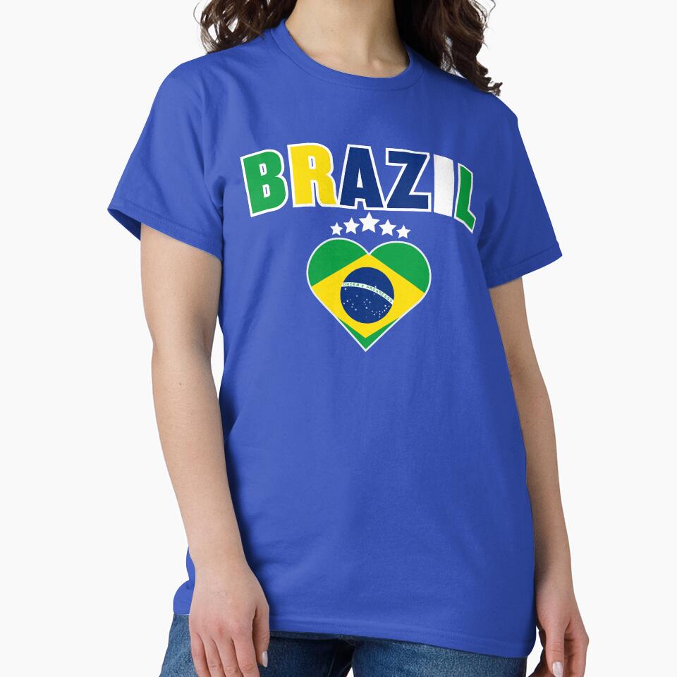 Proud Brazil Supporter 2026 Football Fan by Mirosou