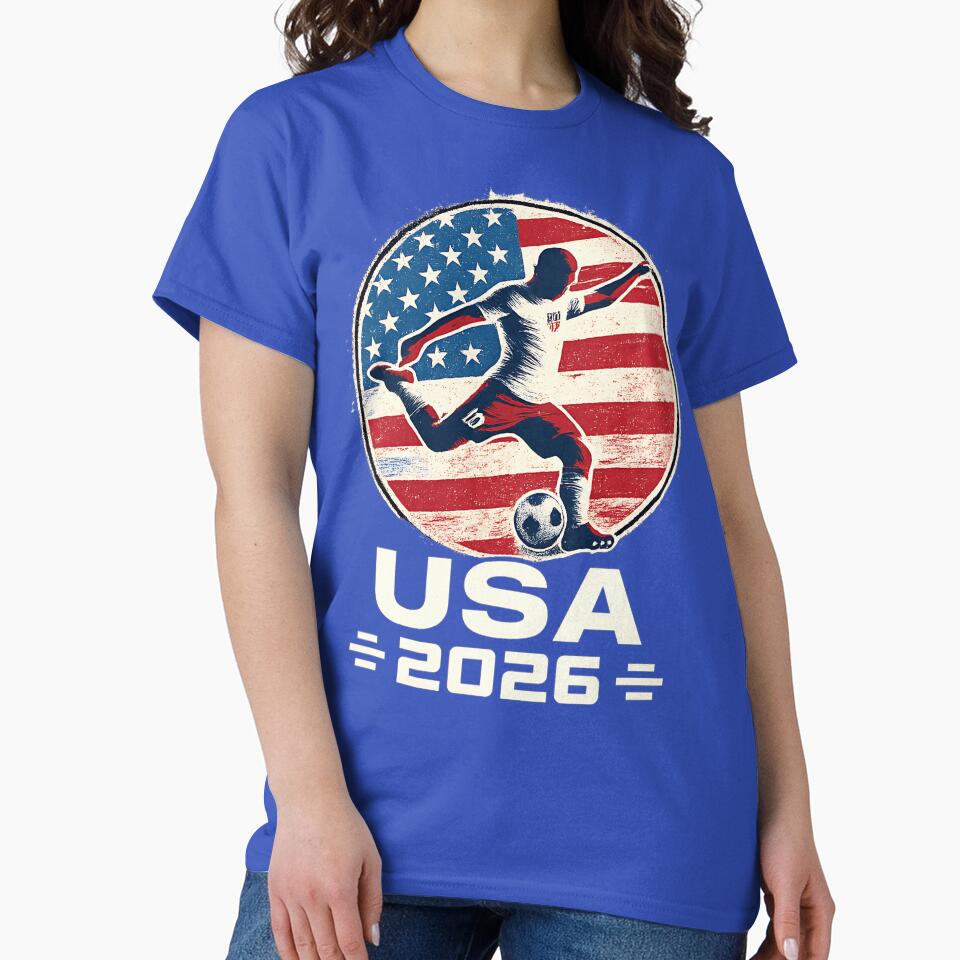 Team USA Flag Soccer Player 2026 by legendaryskins