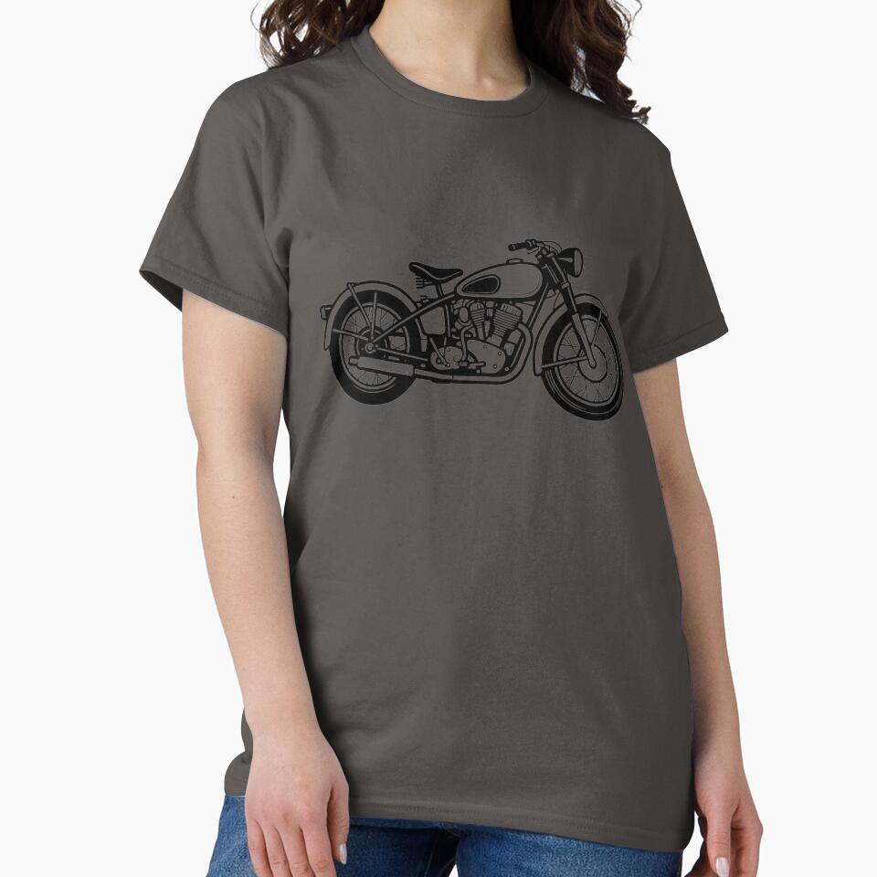 Retro Motorcycle Design Shirt for Riders by RobCreatives Merch Services