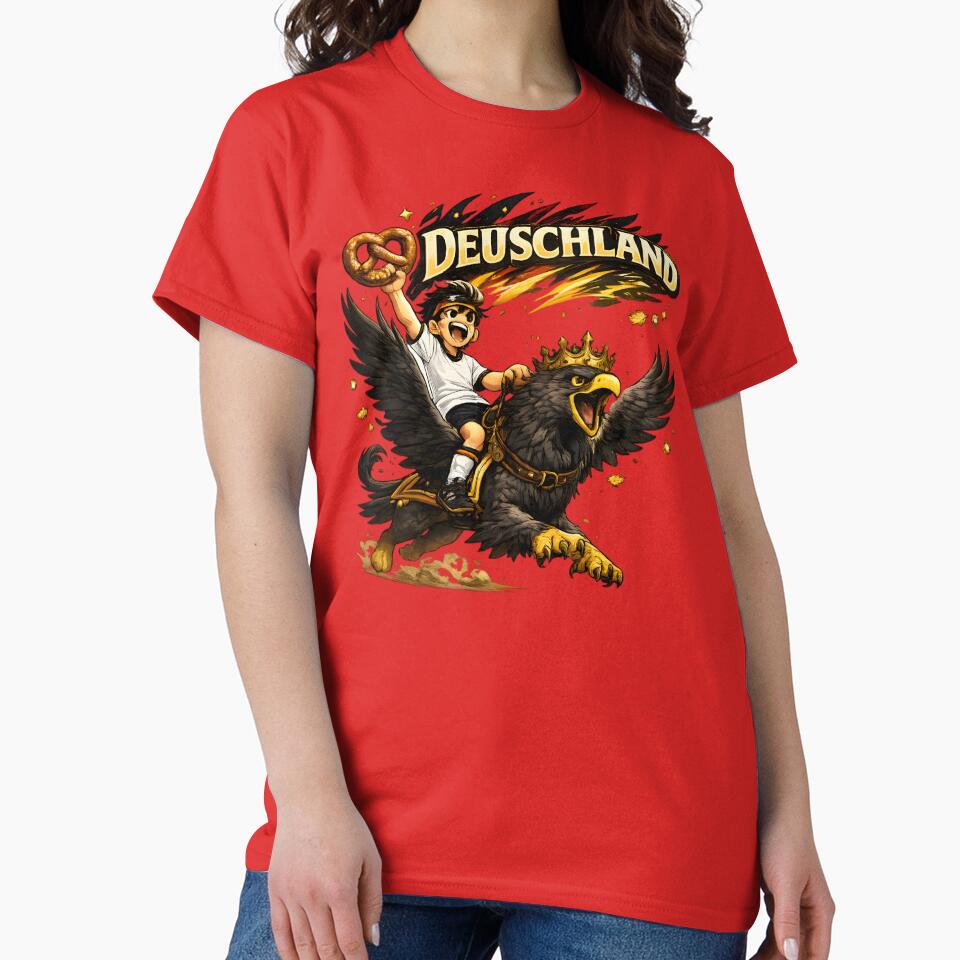 Germany Eagle Football Fan T-Shirt by Drofted