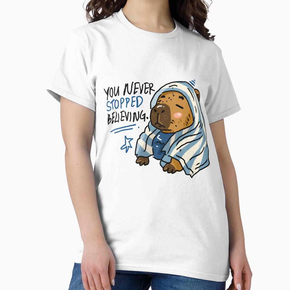 Awkward Animal Hat Club – You Never Stopped Believing Capybara | Argentina Football Sticker by chupichapa