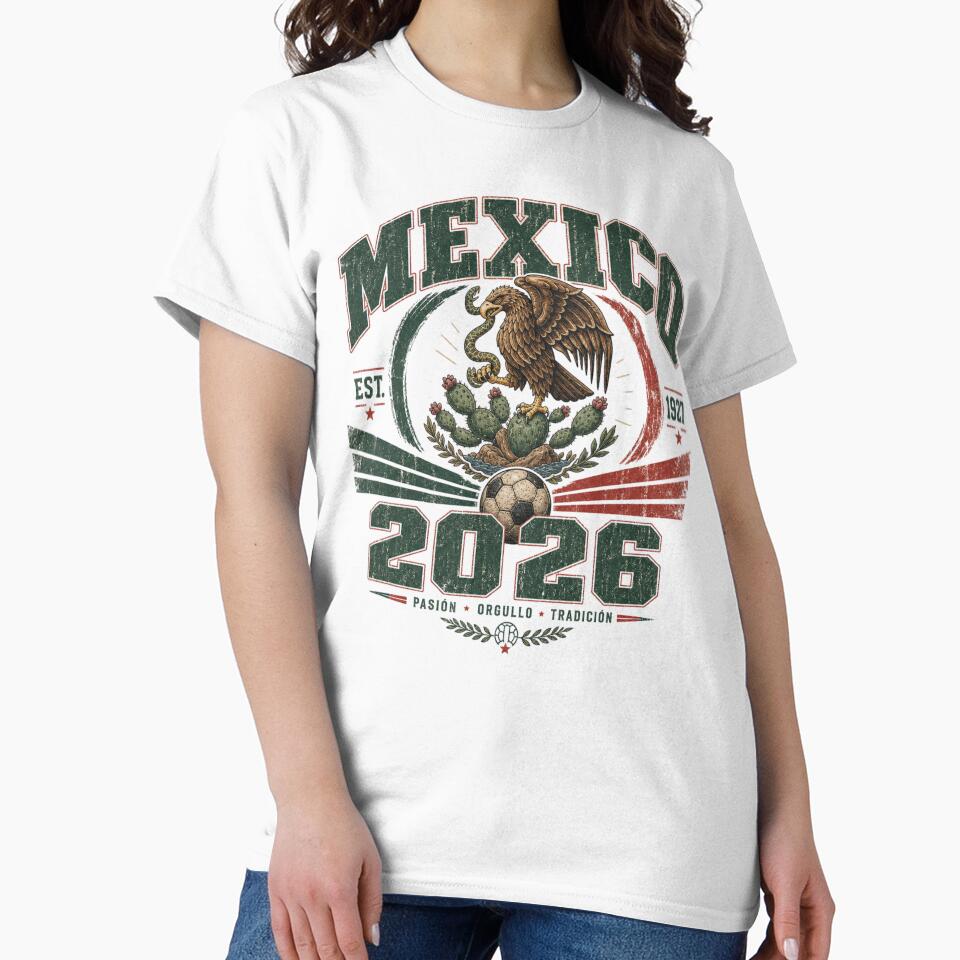 Mexico 2026 Football World Cup Glory | El Tri Fan Supporter Shirt by rushaib