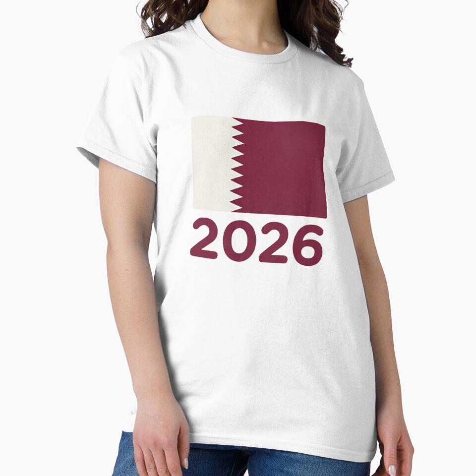 Qatar Flag 2026 World Cup Football Fan Design | Qatar Soccer Supporter Merchandise by 21 Tulips