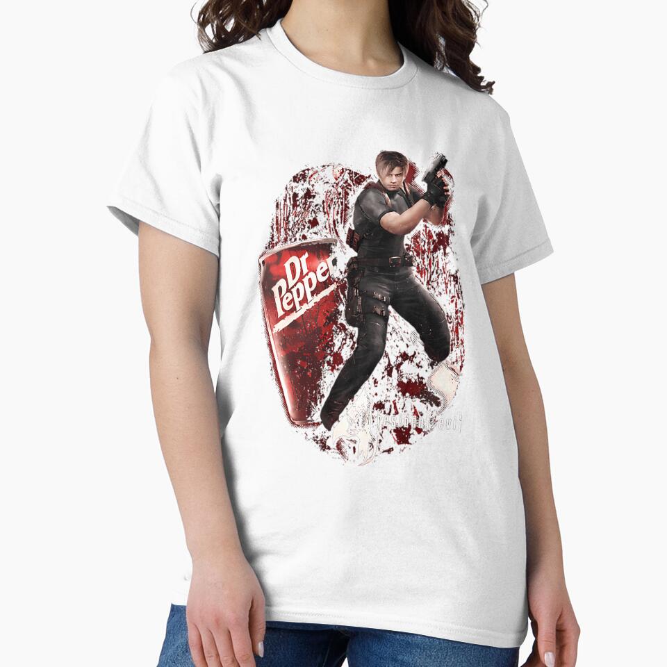 The Resident Evil Leon Dr. Pepper Collaboration Gamer Unisex Streetwear Menswear Womenswear For Fans by SelfShop