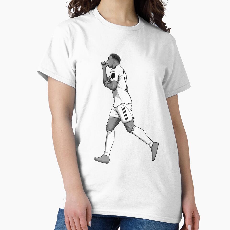 Kylian Mbappe Black and White Version by Aldduardo