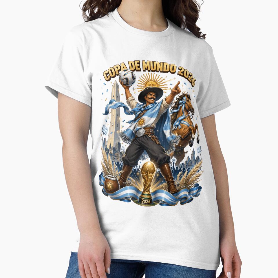 Argentina Gaucho World Cup 2026 Fan Art by Retro Arabica
