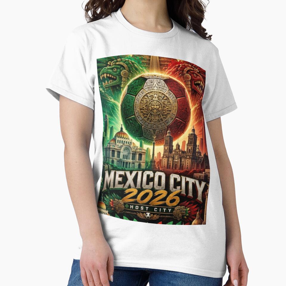 Mexico City 2026 Soccer Host City Aztec Fan Art by Aram250