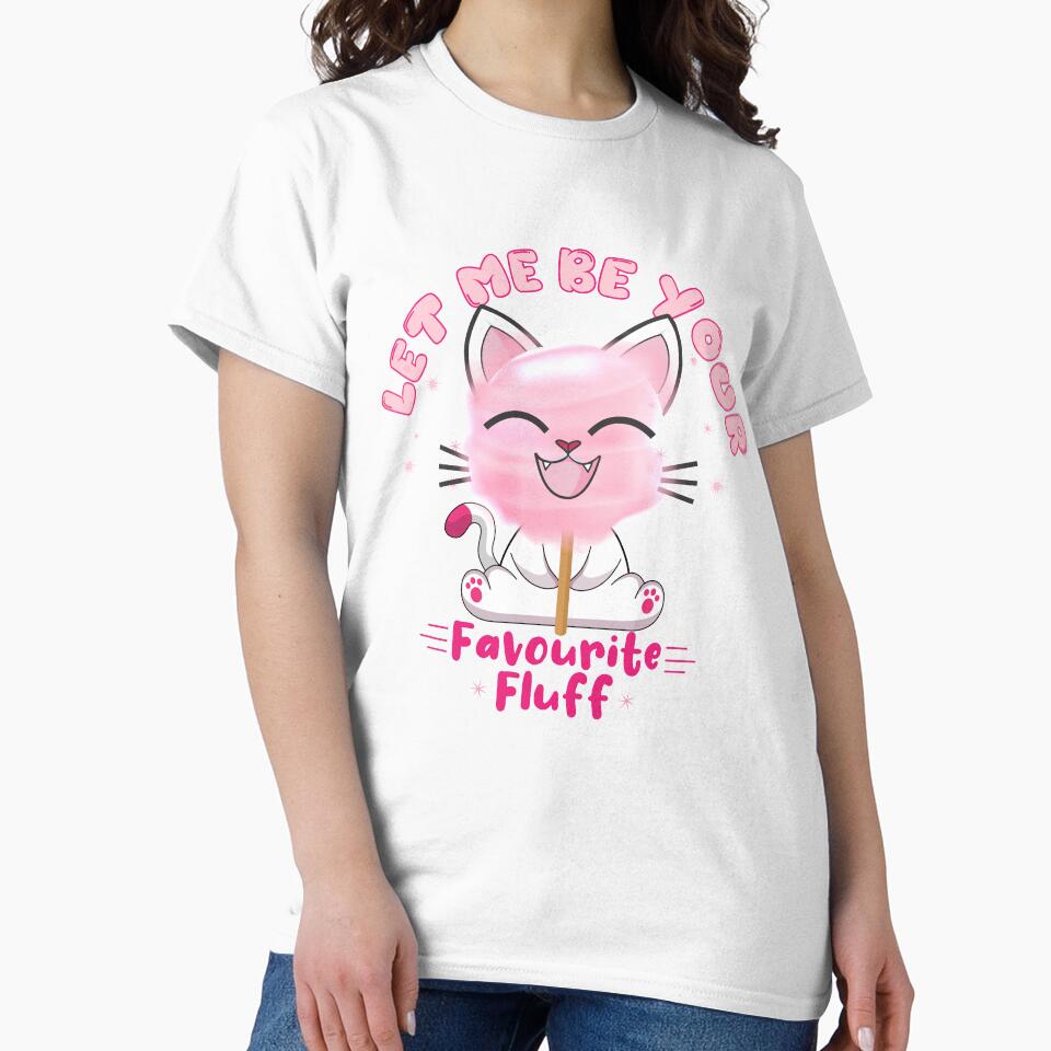 Cute Cat Sweet Pink Watercolor Cotton Candy by PinkPandaDesign