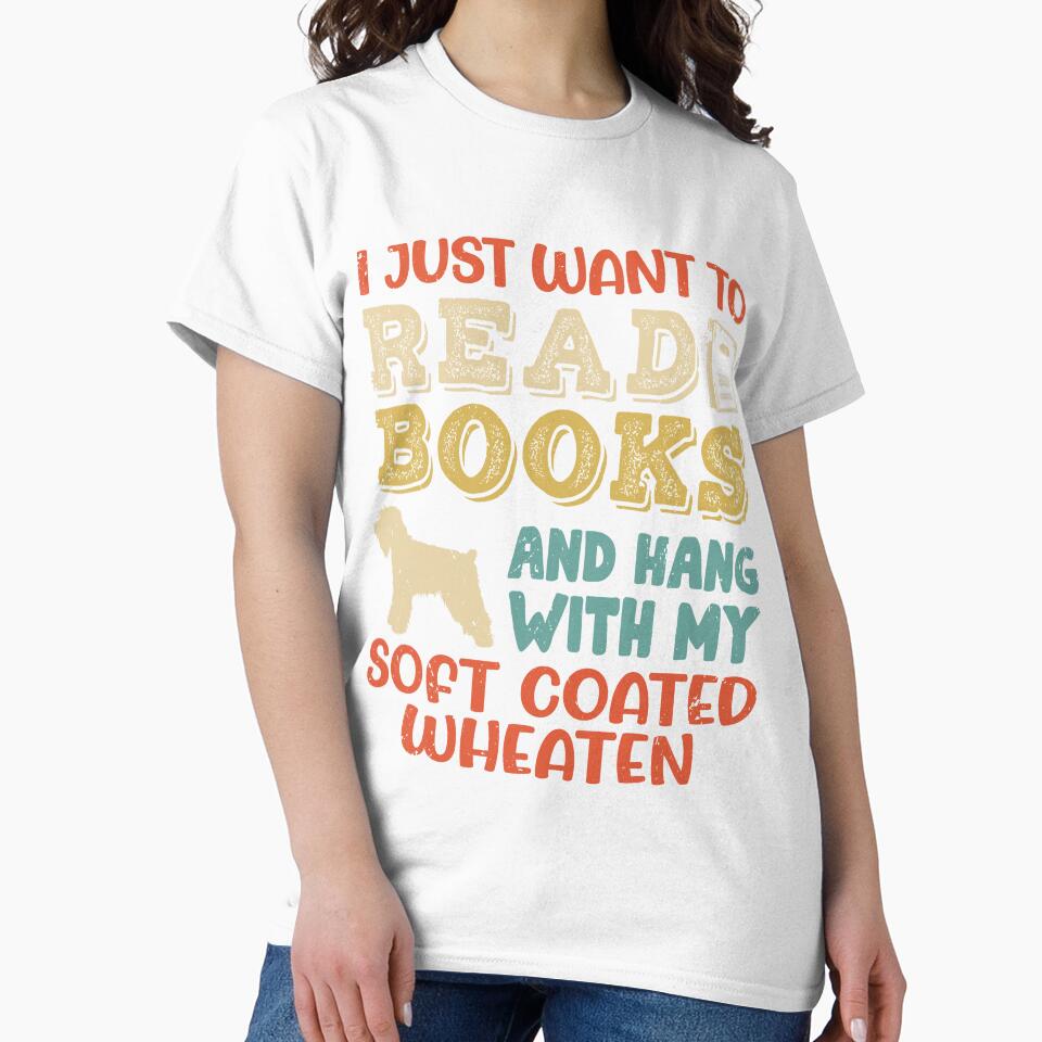 Soft Coated Wheaten Dog Dad Mom And Book Lover by rafaeltto
