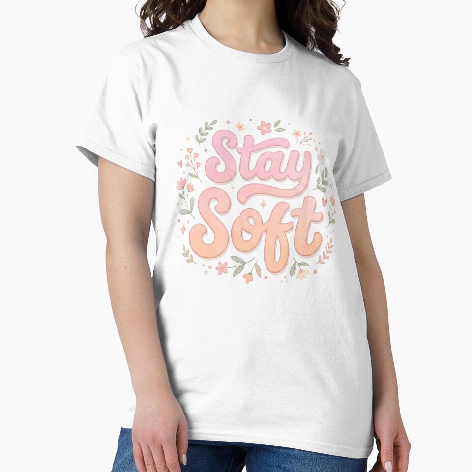 Stay Soft Pastel Typography Design by Quiet Mode Studio