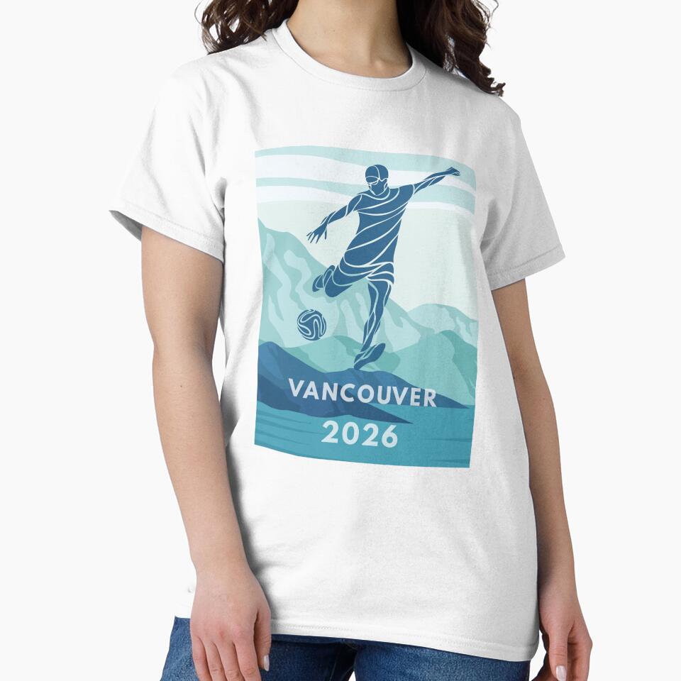 Vancouver 2026 soccer t-shirt by XDivineTees