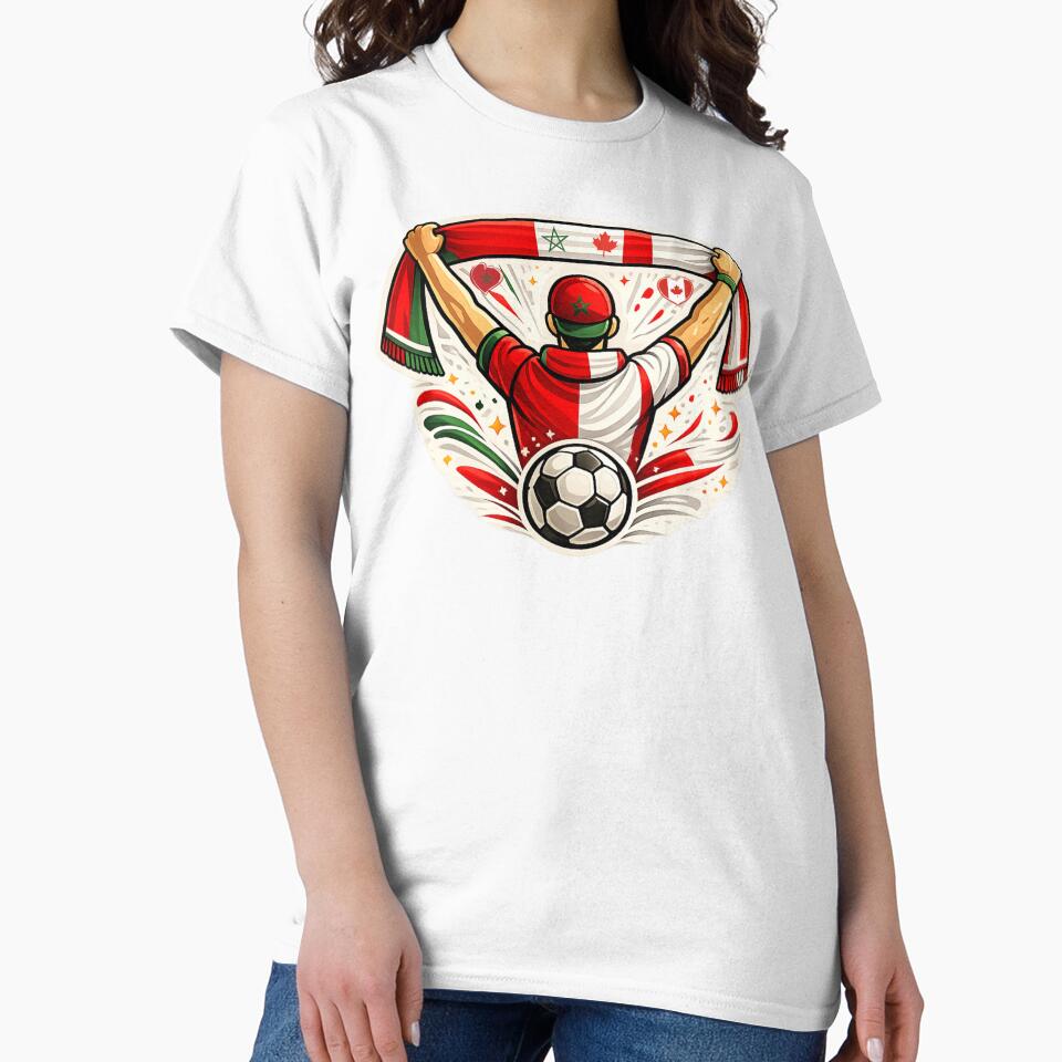 Canada Morocco Soccer Support Together by Corvoria