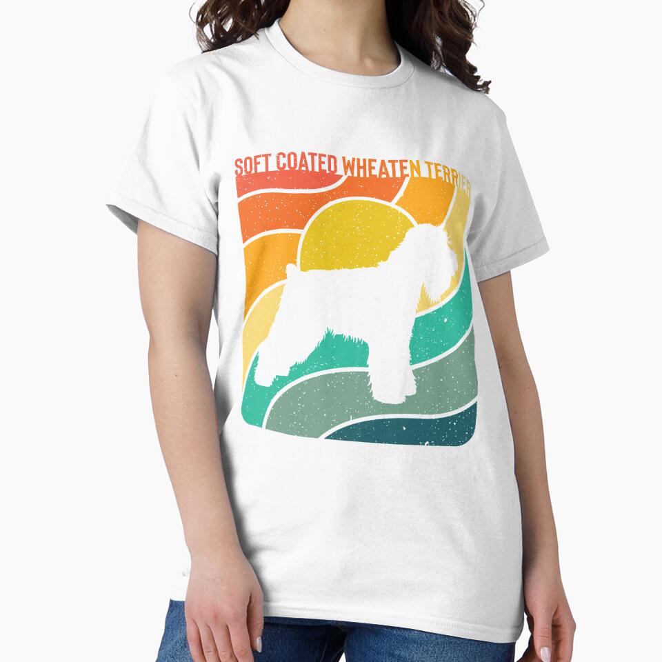 Soft Coated Wheaten Terrier Dog Vintage Gift Pet Lover by rafaeltto