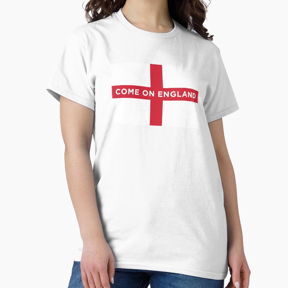 Come On England Flag (On Blue) by STUDIO-72