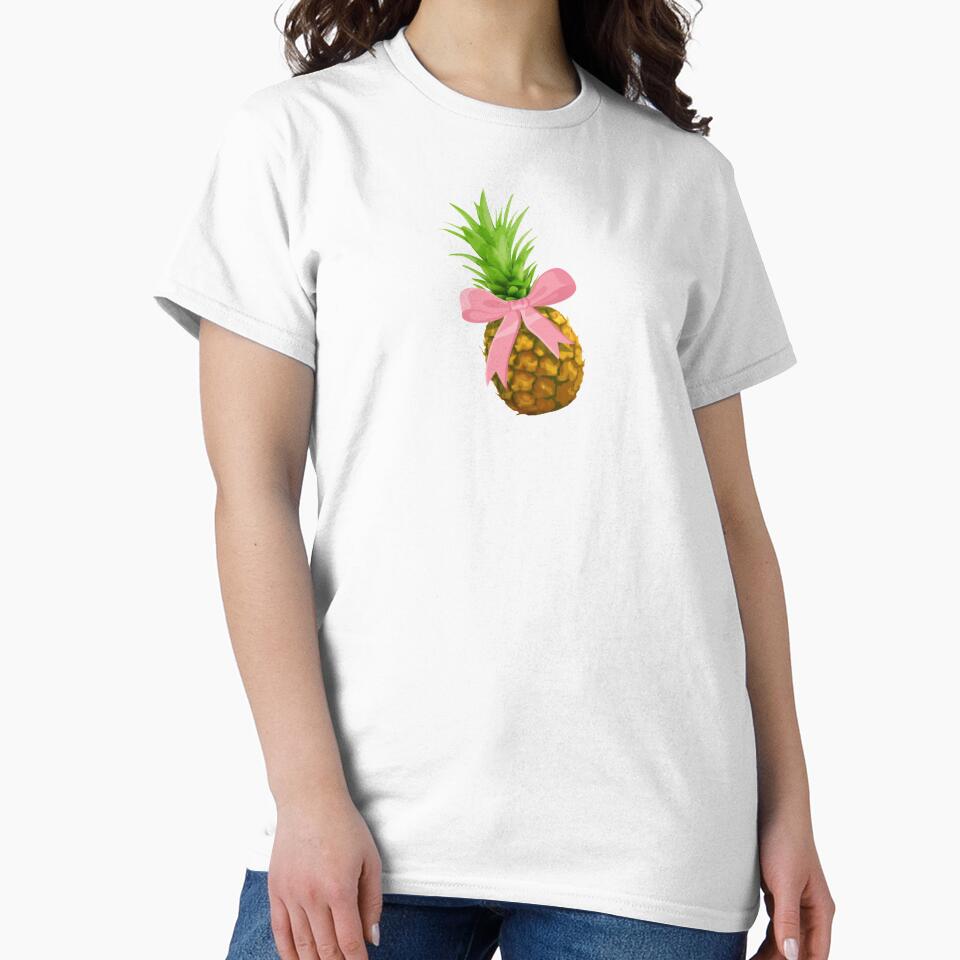 Pineapple with Bow Soft Girl Aesthetic by OddPopnyc