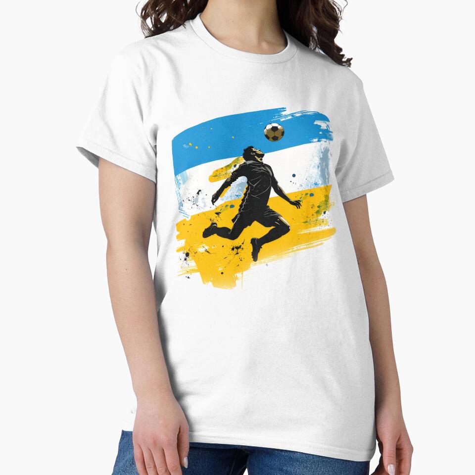 Argentina Soccer Player Art — Argentine Football Flag Action Fan Print by icemanphotos