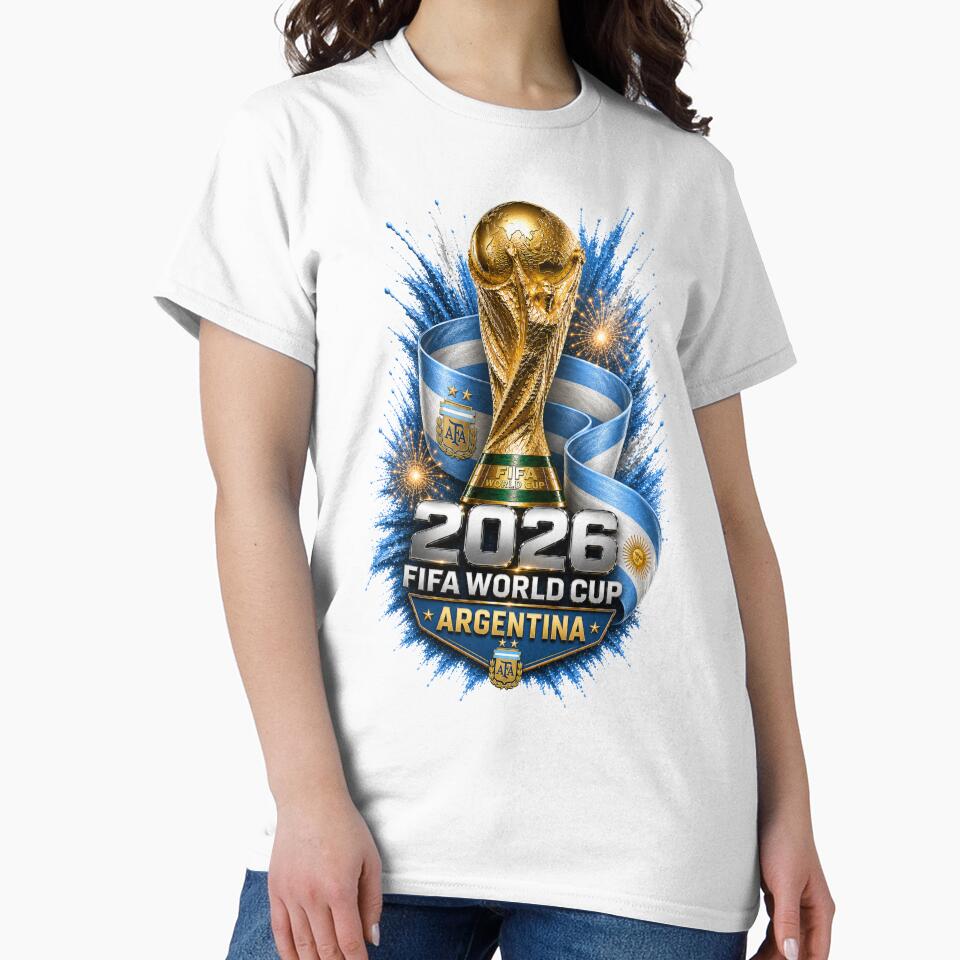Argentina 2026 Football Fan Design by Retro Arabica