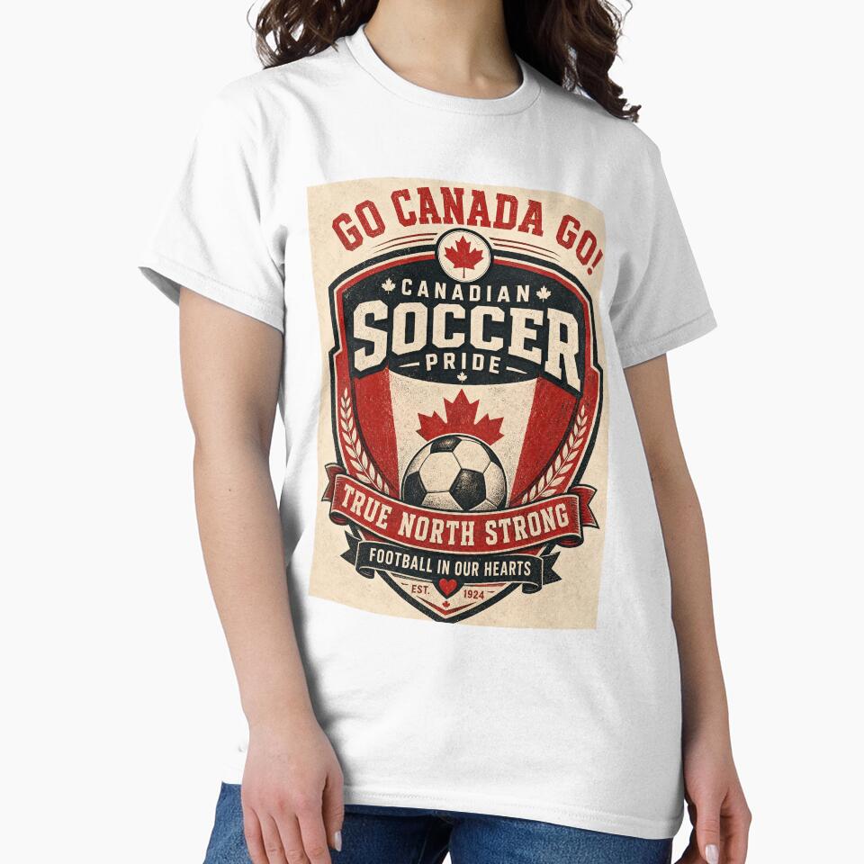 Canada Soccer Fan Emblem,  Vintage Canadian Football Supporter Badge by Jandedan