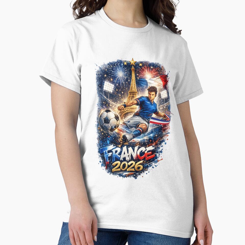 World Cup 2026 USA Soccer Merch |France  Football Fan Gear |France Sports Apparel Tee |Soccer worldcup ChampionshipSoccer World ver 1 by CosmicNook1
