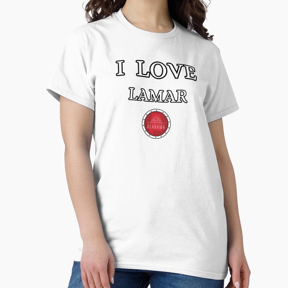 I LOVE LAMAR | Alabam county United state of america by Gatsbird Design