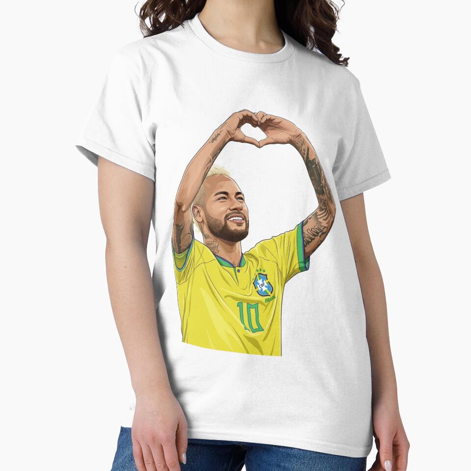 Brazil Football Star Heart Celebration by shoppypod