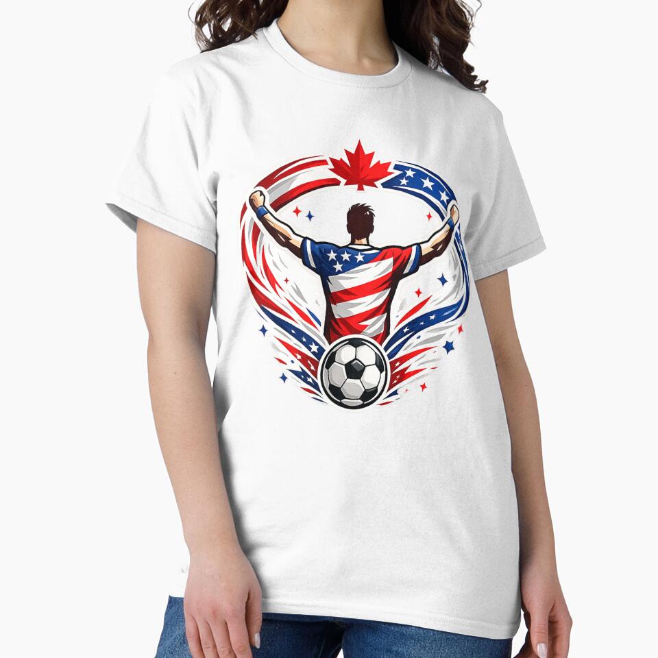 Canada USA Soccer Fan Supporter by Corvoria